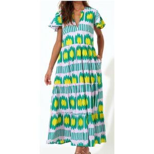 NWT Oliphant ikat midi dress, XS $298